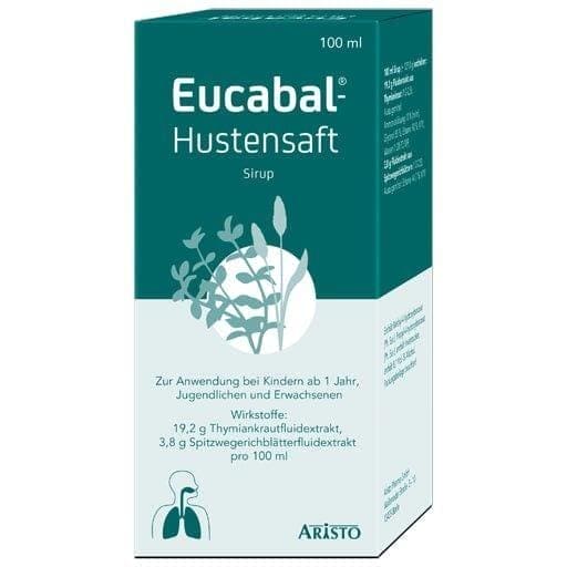 EUCABAL cough syrup, thyme fluid extract, plantain leaf - UKDorf 