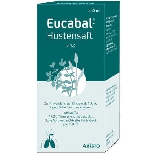 EUCABAL cough syrup, thyme fluid extract, plantain leaf - UKDorf 