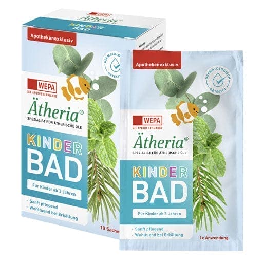 Eucalyptus, pine needles, spruce needles, mountain pine, silver fir, spearmint, lemon, ATHERIA children bath - UKDorf 