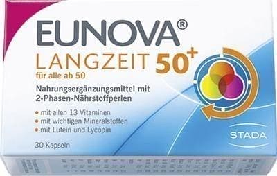 EUNOVA long-term 50+ capsules 30 pcs UK