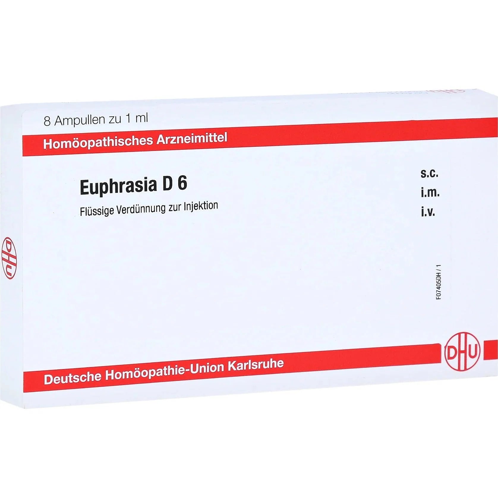 EUPHRASIA D 6 ampoules - UKDorf 
