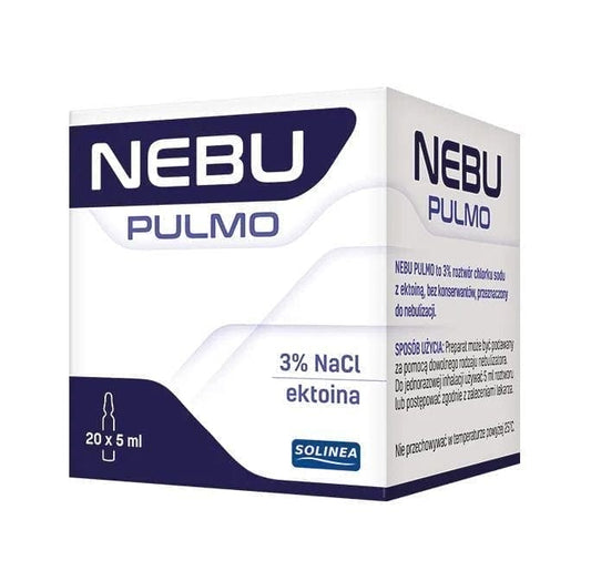 Excessive secretions remove, NEBU PULMO solution for inhalation - UKDorf 