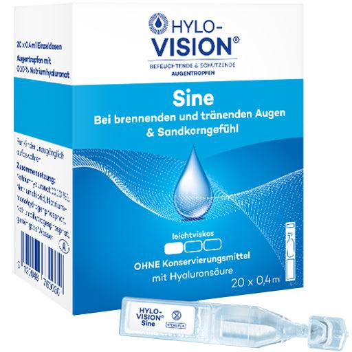 Eye drops HYLO-VISION single dose pipettes - UKDorf 