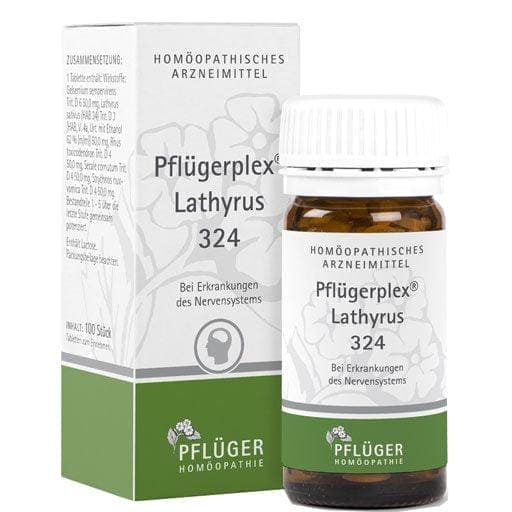 Facial paralysis treatment at home, paralysis treatment, PFLUEGERPLEX Lathyrus 324 tablets - UKDorf 