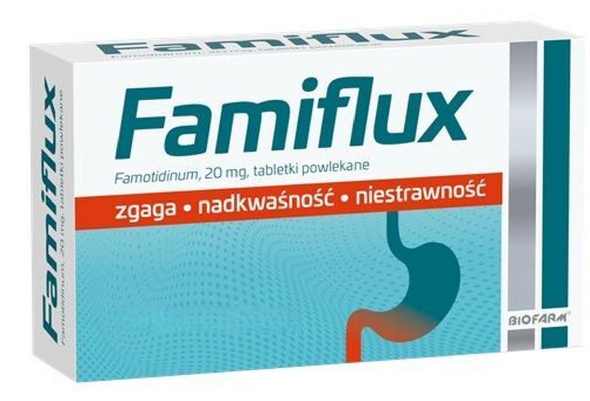 famotidine Famiflux 20 mg 20 tablets