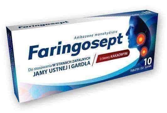 FARINGOSEPT x 10 tablets to suck UK