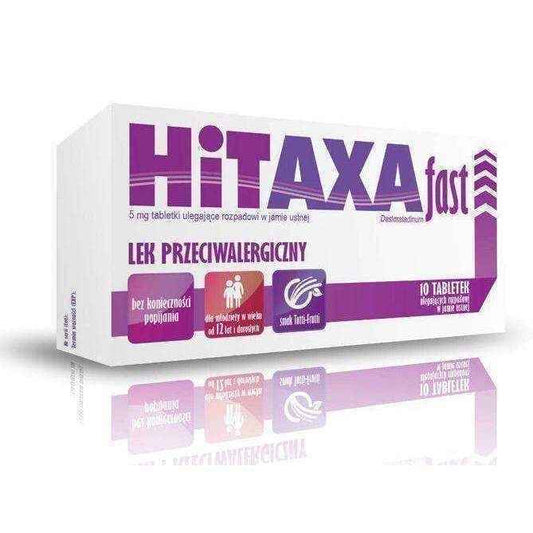 Fast Hitaxa x 10 5 mg tablets that disintegrate in the oral cavity, allergy treatment