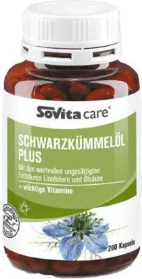 fatty acids linoleic acid and oleic acid, SOVITA CARE black cumin oil plus soft capsules - UKDorf 