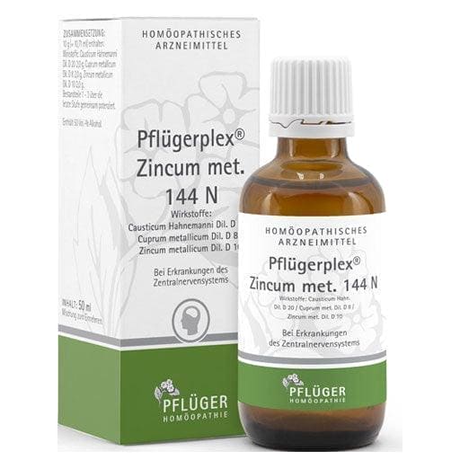 Febrile convulsion treatment, PFLÜGERPLEX Zincum met.144 N drops - UKDorf 