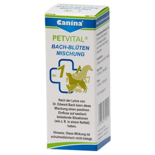 Feeding cats, dogs, horses, birds, rodents, Canina® PETVITAL® Bach Flower Mixture No. 1 - UKDorf 