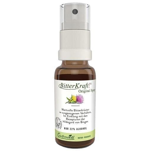 Feeling full quickly, full feeling acid reflux, bloating BITTER POWER Original Spray - UKDorf 