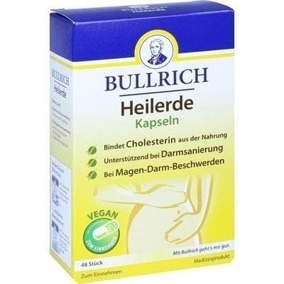 Feeling of pressure in stomach, flatulence, diarrhea, BULLRICH Healing Earth Capsules - UKDorf 