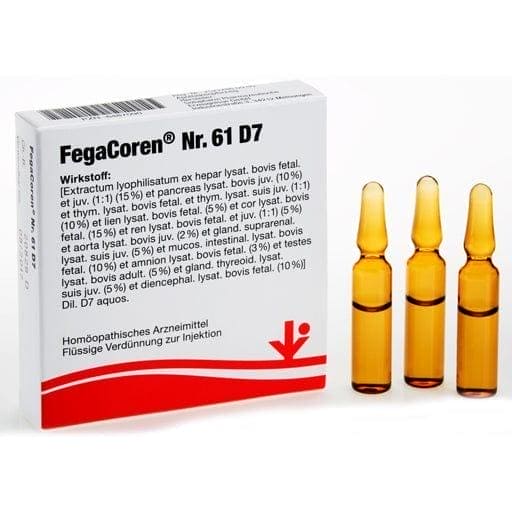 FEGACOREN No.61 D 7 ampoules - UKDorf 