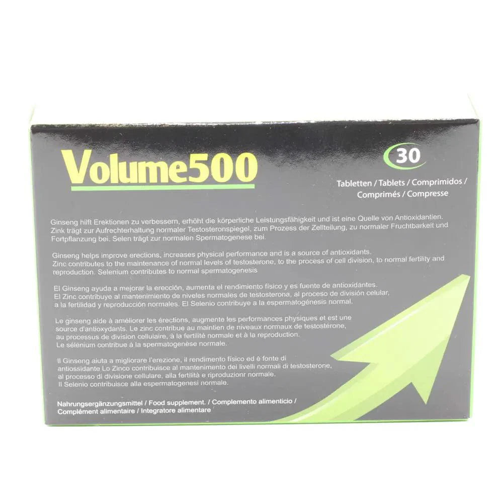 Fertility, VOLUME 500 tablets, naturally increase sperm production - UKDorf 