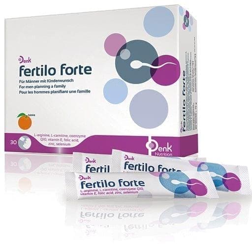 FERTILO forte, increase male fertility, male fertility vitamins, male reproductive system - UKDorf 