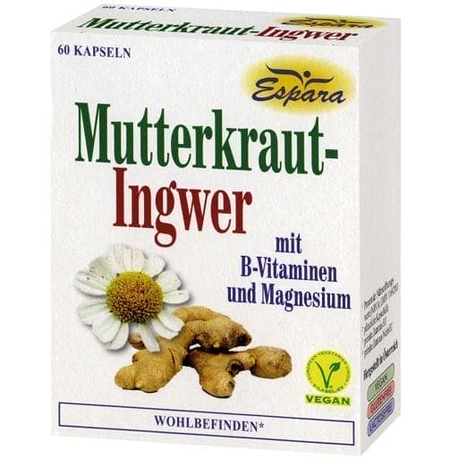 Feverfew, GINGER Capsules - UKDorf 