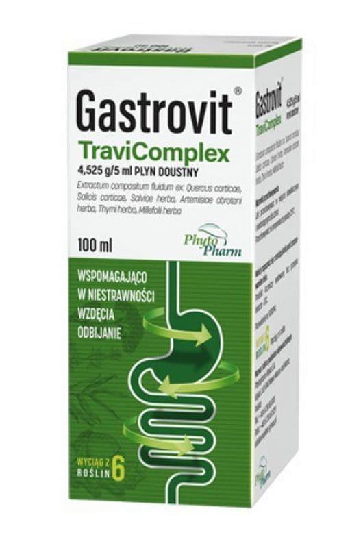 Flatulence, belching, Gastrovit TraviComplex (Enterosol) - UKDorf 