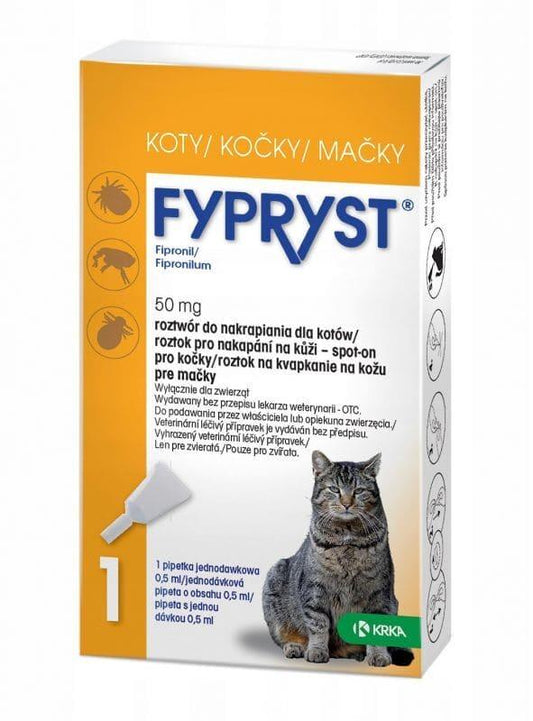 Flea treatment for cats, cat flea treatment, Fyprist - UKDorf 