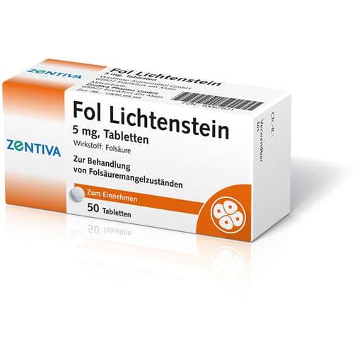 Folic acid deficiency, FOL Lichtenstein 5 mg tablets - UKDorf 