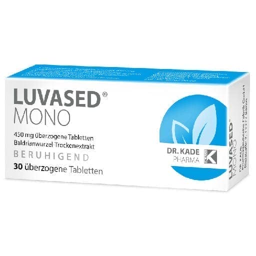 For calm and serenity, problems falling asleep, LUVASED mono-coated tablets - UKDorf 