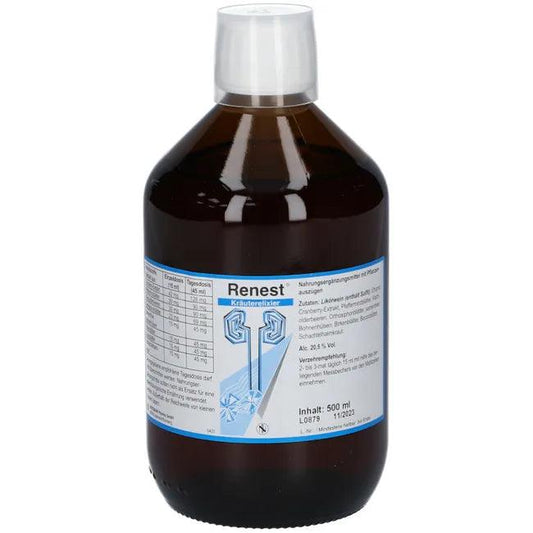 fortified wine, cranberry, peppermint, birch, horsetail, buckwheat, RENEST herbal elixir - UKDorf 