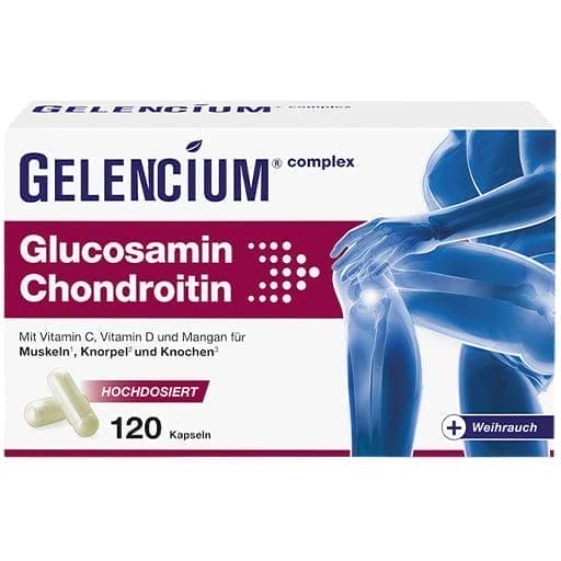 Frankincense, GELENCIUM glucosamine chondroitin high-dose Vit C capsules - UKDorf 