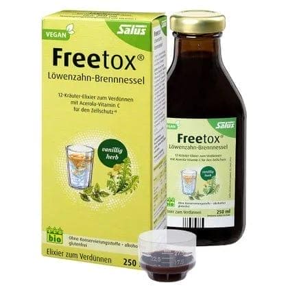 FREETOX dandelion, nettle 12-herb Elix.Organic - UKDorf 