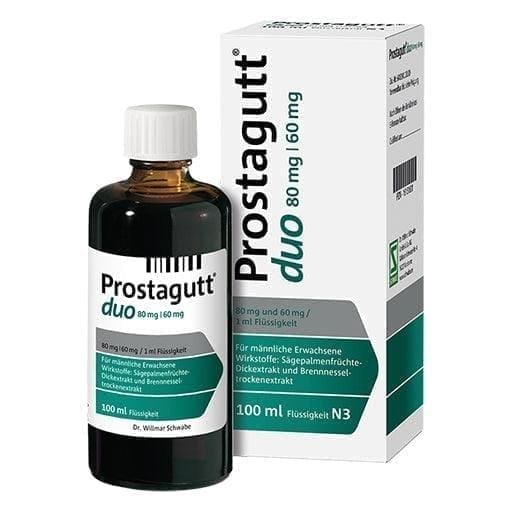 Frequent urination, PROSTAGUTT duo 80 mg-60 mg liquid - UKDorf 