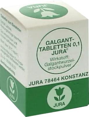Galangal, organic galangal, GALGANT TABLETS 0.1 g Jura - UKDorf 