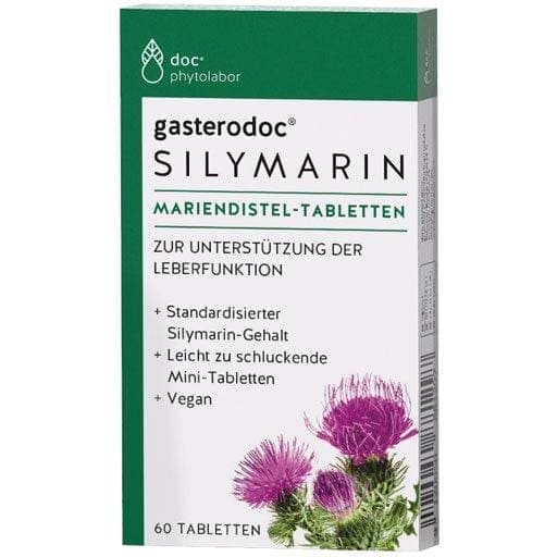 GASTERODOC, Silymarin, milk thistle tablets - UKDorf 
