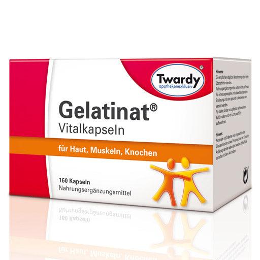 Gelatine hydrolysate, calcium, biotin, GELATINAT Vital Capsules - UKDorf 