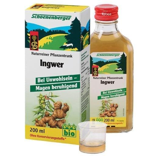 GINGER PLANT DRINK Schoenenberger, drink gingerly - UKDorf 