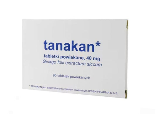 Ginkgo biloba extract, DELFARMA Tanakan (parallel import) - UKDorf 