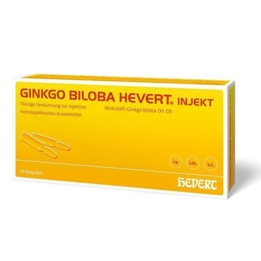 GINKGO BILOBA HEVERT inject ampoules - UKDorf 