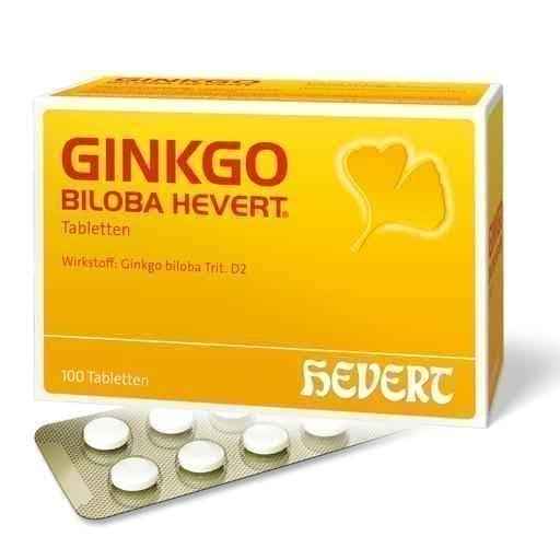 GINKGO BILOBA HEVERT tablets 100 pc