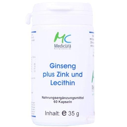 GINSENG PLUS zinc, lecithin capsules - UKDorf 