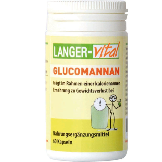 GLUCOMANNAN, chrome, glucomannan konjac, 500 mg capsules - UKDorf 