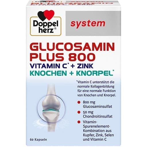 Glucosamine Plus 800, vitamin C, zinc, copper, selenium, glucosamine, chondroitin sulfate - UKDorf 