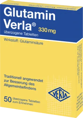 GLUTAMINE, glutamic acid, difficulty concentrating, VERLA tablets - UKDorf 