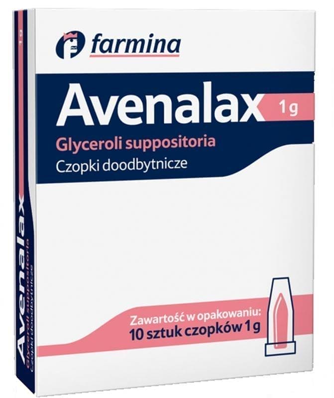 Glycerol suppositories for constipation, 1 g AVENALAX suppositories constipation - UKDorf 