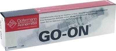 GO-ON injection 25mg - 2.5ml x 1 syringe pump, hyaluronic acid