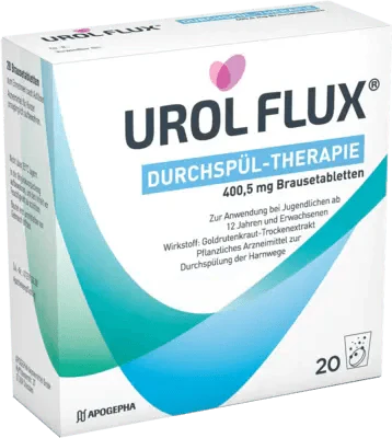 Goldenrod, UROL FLUX flushing therapy 400.5 mg effervescent tablets - UKDorf 