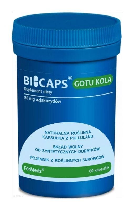 GOTU KOLA, gotu kola weight loss, gotu kola capsules, ForMeds BICAPS - UKDorf 