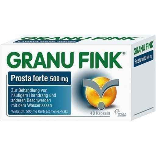 GRANU FINK Prosta forte 500 mg hard capsules 40 pcs