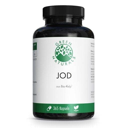 GREEN NATURALS Iodine from Organic Kelp 200 µg Capsules - UKDorf 