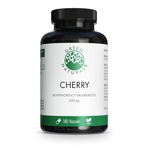 GREEN NATURALS Montmorency sour cherry vegan capsules - UKDorf 