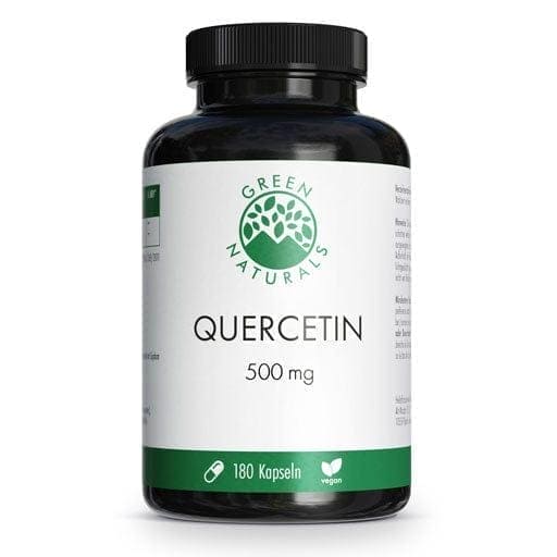GREEN NATURALS Quercetin 500 mg high dose Capsules - UKDorf 