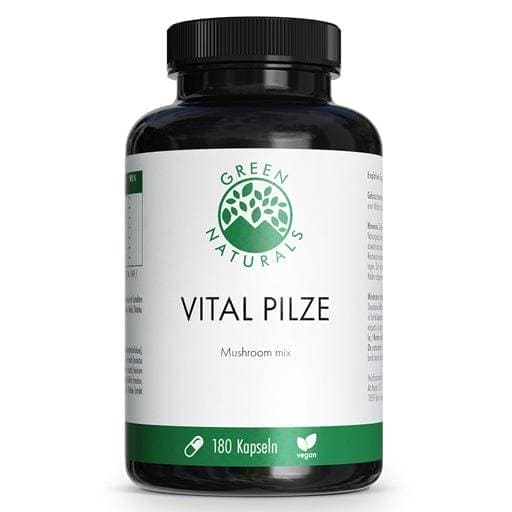 GREEN NATURALS Vital Mushrooms Cordyceps Reishi vegan - UKDorf 