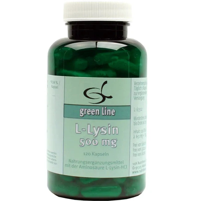 green line NUTRITHEKE L-Lysine 500 mg 120 pcs