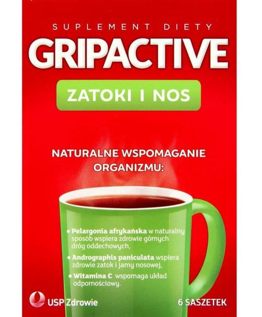 Gripactive, Sinuses and Nose, 6 sachets - UKDorf 